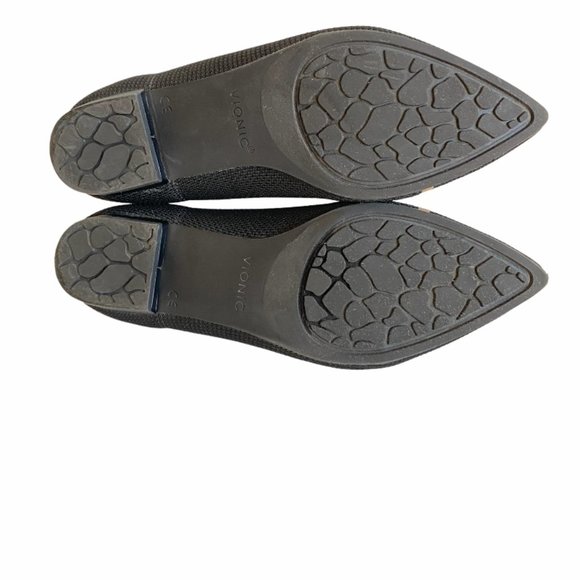 Vionic Dahlia Black Knit Ballet Flat Slip On Shoes Sz 9 - Picture 7 of 10